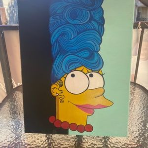 Marge Simpson Painting